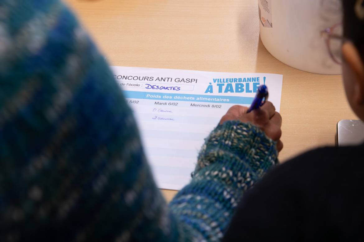 Villeurbanne à table Concours anti-gaspi à l'école René-Descartes